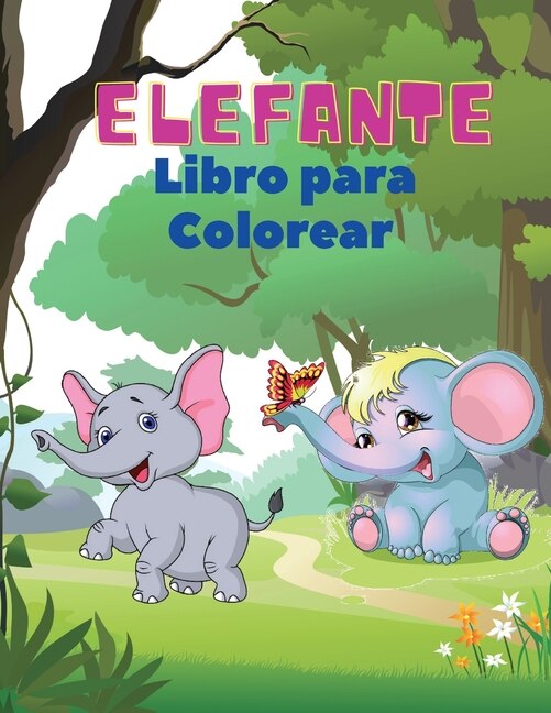 Couverture_Elefante Libro para Colorear