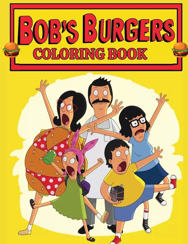 Front cover_Bob's Burgers Coloring Book