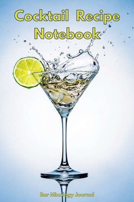 Front cover_Cocktail Recipe Notebook