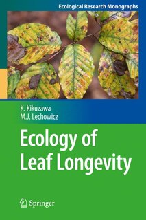 Couverture_Ecology of Leaf Longevity