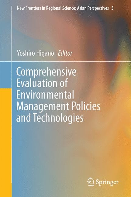 Front cover_Comprehensive Evaluation of Environmental Management Policies and Technologies