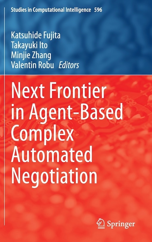 Couverture_Next Frontier in Agent-based Complex Automated Negotiation