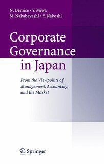 Couverture_Corporate Governance In Japan