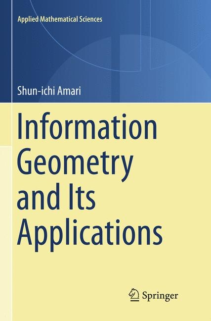 Couverture_Information Geometry And Its Applications