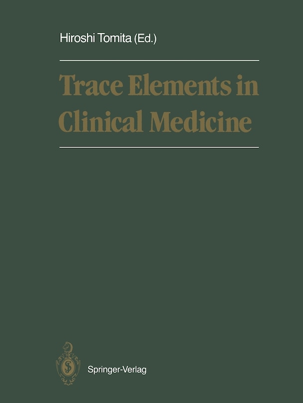 Couverture_Trace Elements in Clinical Medicine