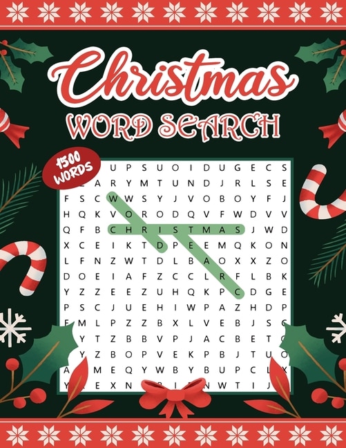 Front cover_Christmas Word Search Book