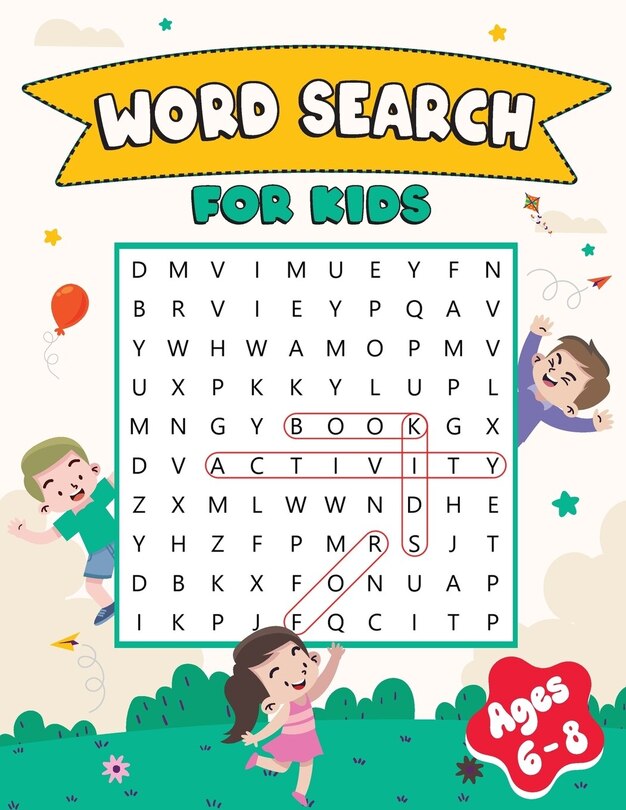 Couverture_Word Search Book for Kids Ages 6-8