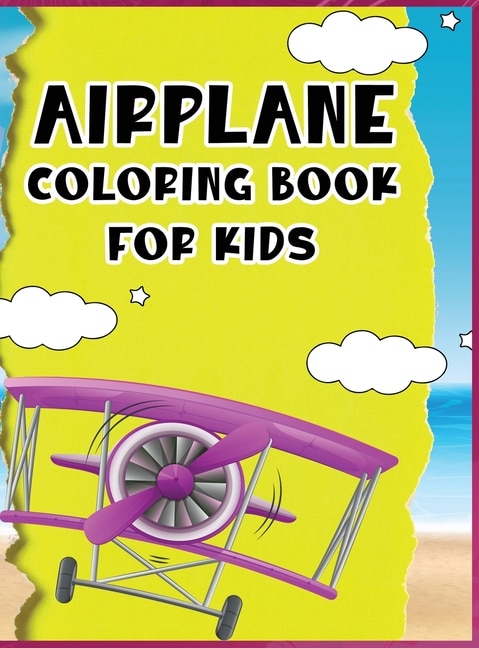 Couverture_Airplane coloring book for kids