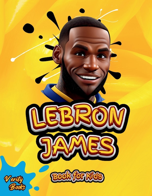 Front cover_Lebron James Book for Kids