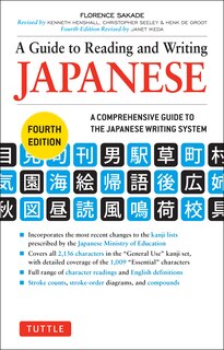 Front cover_A Guide To Reading And Writing Japanese