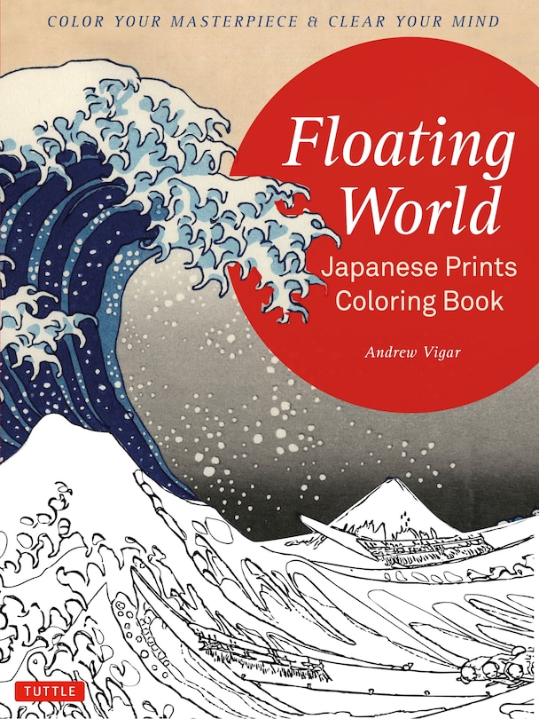 Front cover_Floating World Japanese Prints Coloring Book