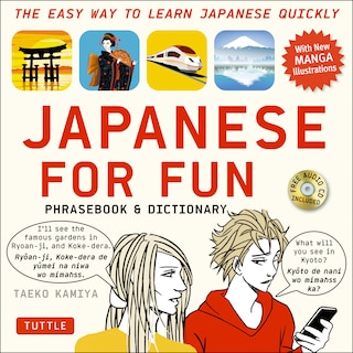 Front cover_Japanese For Fun Phrasebook & Dictionary