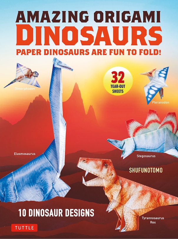 Front cover_Amazing Origami Dinosaurs