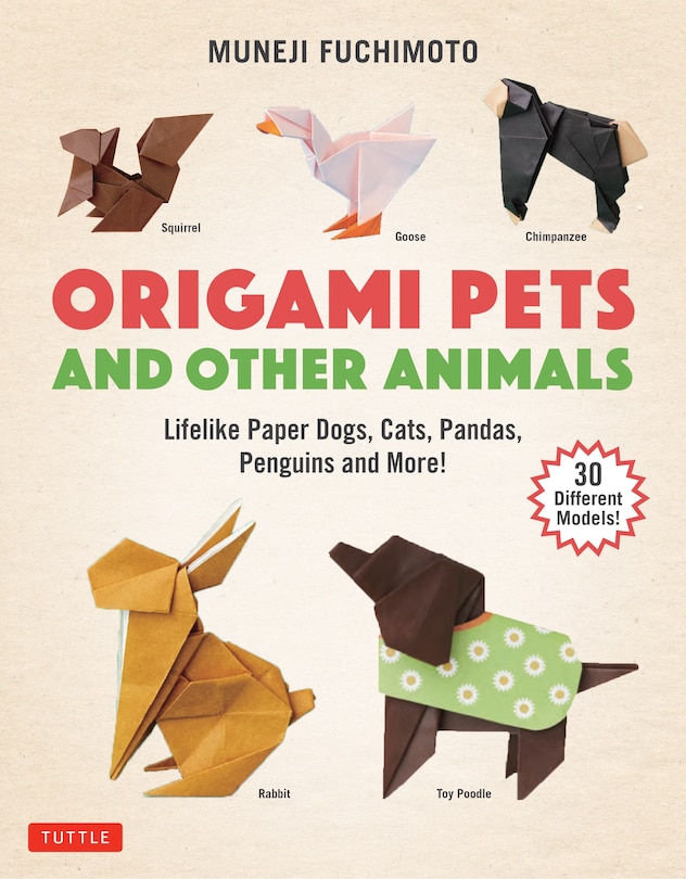 Front cover_Origami Pets And Other Animals
