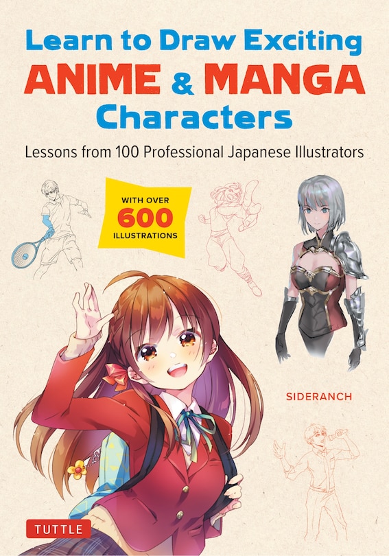 Front cover_Learn to Draw Exciting Anime & Manga Characters