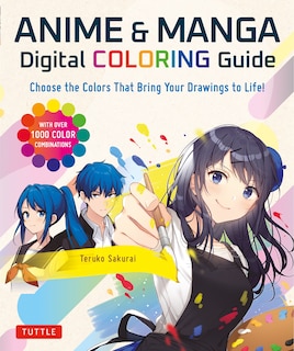 Front cover_Anime & Manga Digital Coloring Guide