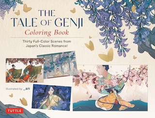 Front cover_The Tale of Genji Coloring Book