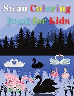 Front cover_Swan Coloring Book For Kids