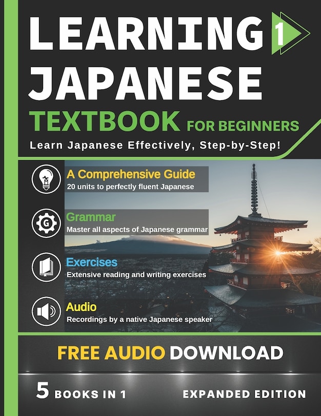 Front cover_Learning Japanese Textbook for Beginners