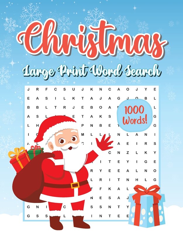 Couverture_Christmas Word Search 1000 Words!