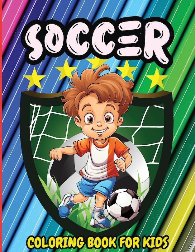 Front cover_Soccer Coloring Book for Kids