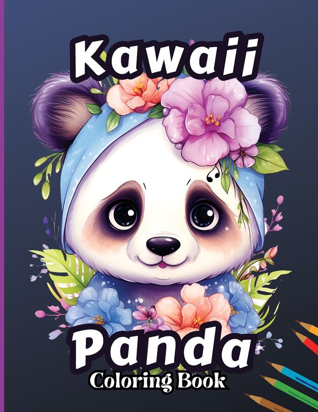 Front cover_Kawaii Panda Coloring Book