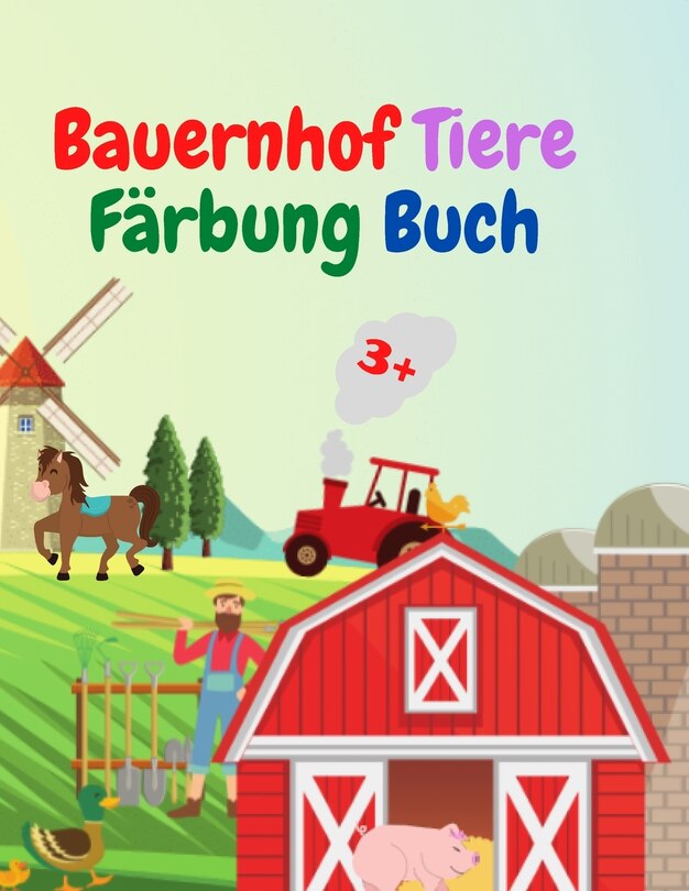 Couverture_Bauernhof Tiere Färbung Buch