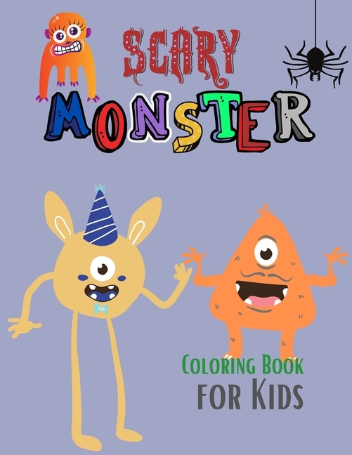 Couverture_Scary Monster Coloring Book for Kids