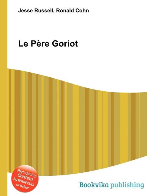 Front cover_Le Père Goriot