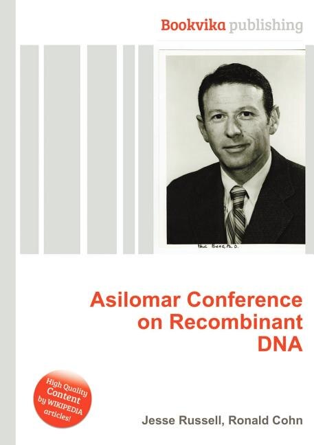 Couverture_Asilomar Conference On Recombinant Dna