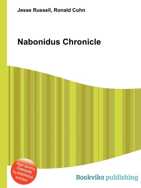 Front cover_Nabonidus Chronicle