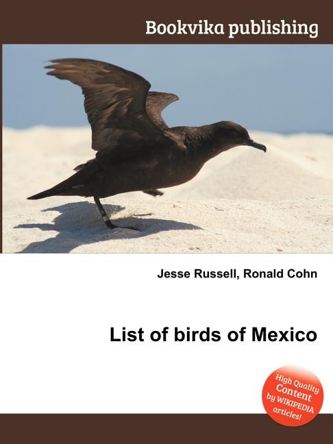 Couverture_List Of Birds Of Mexico