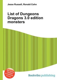 Front cover_List Of Dungeons   Dragons 3.0 Edition Monsters