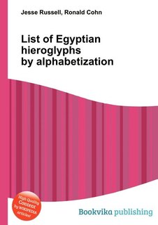 Front cover_List Of Egyptian Hieroglyphs By Alphabetization