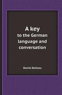 Couverture_A Key to the German Language and Conversation