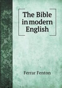 Couverture_The Bible in modern English