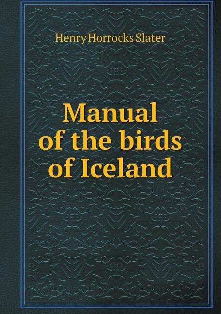 Couverture_Manual of the birds of Iceland