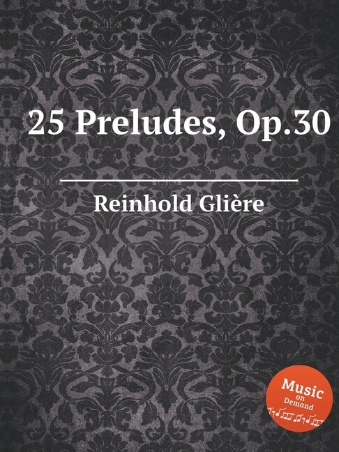 Couverture_25 Preludes, Op.30