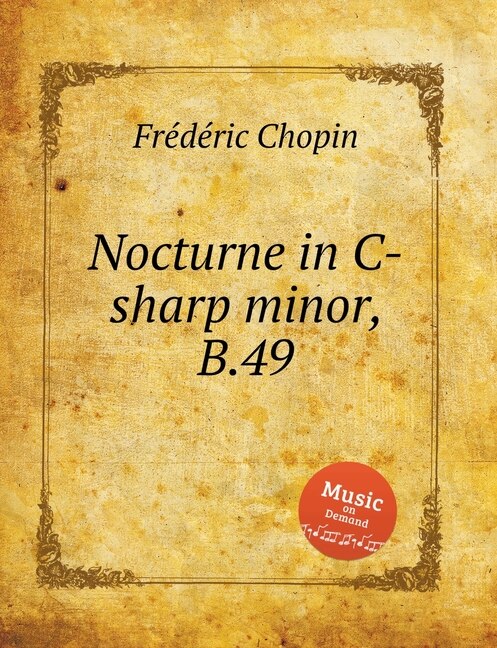 Front cover_Nocturne In C-sharp Minor, B.49