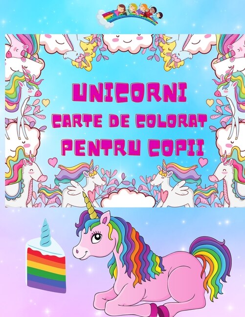 Front cover_Unicorn Carte De Colorat Pentru Copii