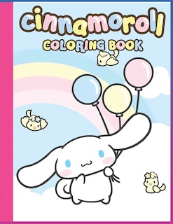 Front cover_Cinnamoroll Coloring Book The Adventures Colouring Activity for Kids