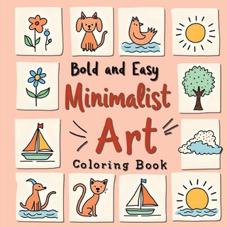 Front cover_Minimalist Coloring Book for Adults