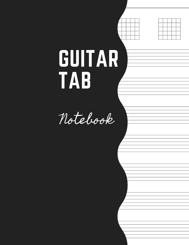 Front cover_Guitar Tab Notebook
