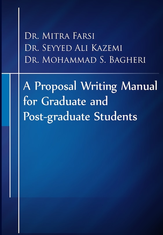 Front cover_A Proposal Writing Manual for Graduate and Post-graduate Students