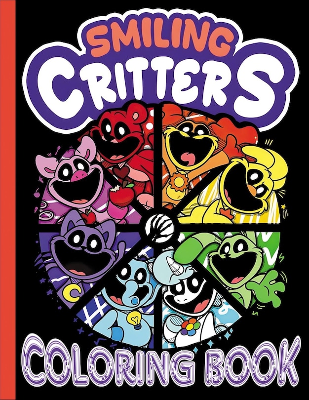 Front cover_smiling critters coloring book