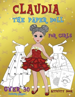 Front cover_Claudia The Paper Doll Activity Book