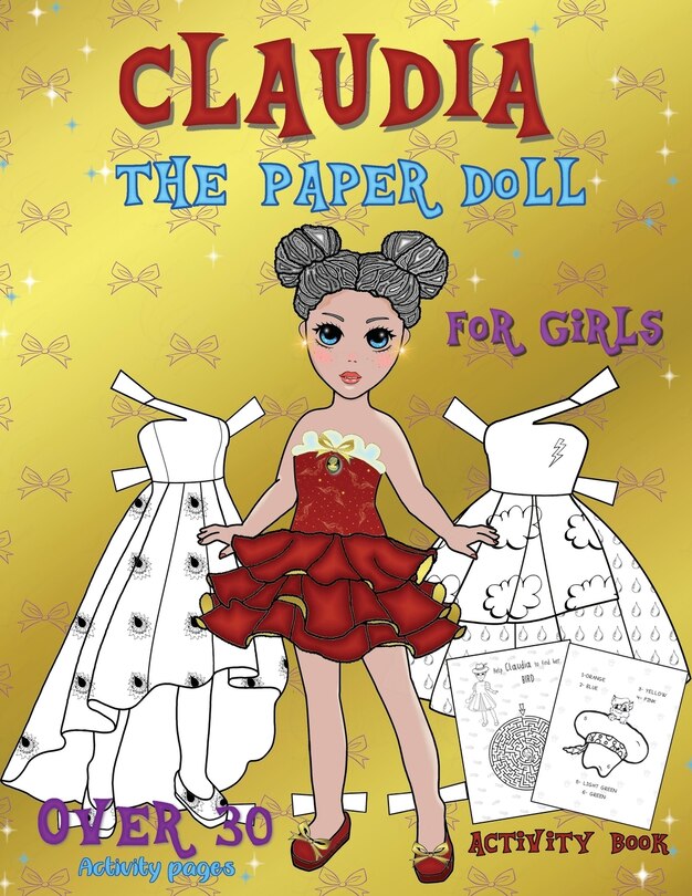 Front cover_Claudia The Paper Doll Activity Book