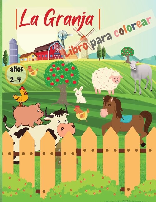 Front cover_La Granja - Libro Para Colorear