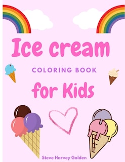 Front cover_Ice cream coloring book for Kids