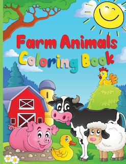 Front cover_Farm Animals Coloring Book